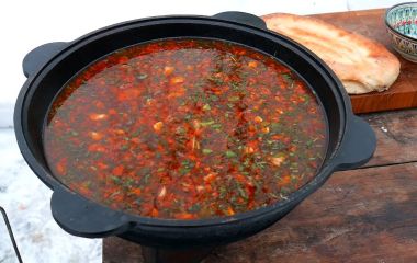 Харчо в афганском казане: насыщенный вкус по-новому