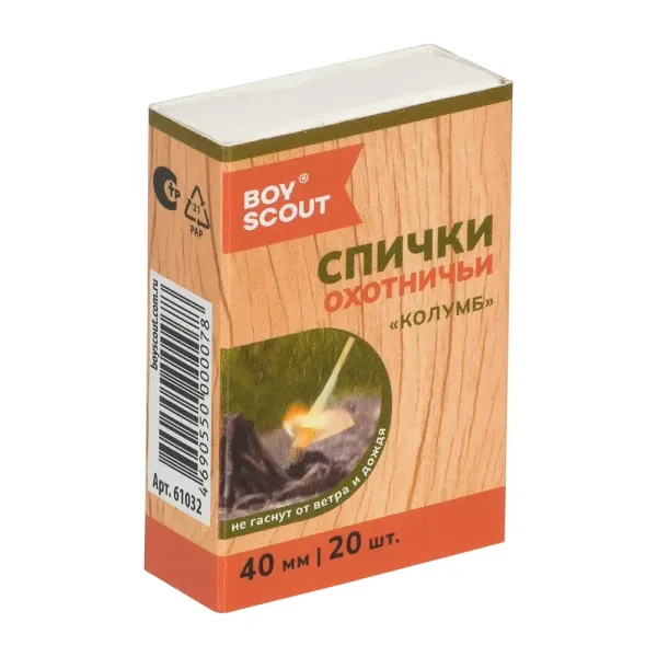 Спички Колумб 40мм