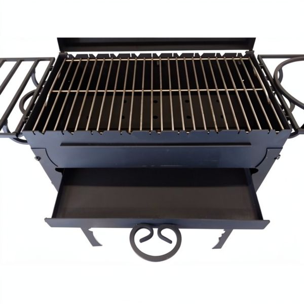 Мангал с крышкой BBQ, жаровня 3 мм