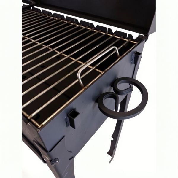 Мангал с крышкой BBQ, жаровня 3 мм