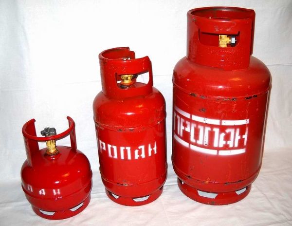 Газовый баллон 5л с предохранительным клапаном