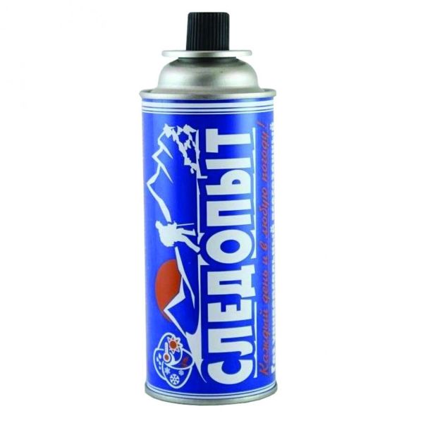 Газовый баллончик Следопыт 220 гр (цанговый) 