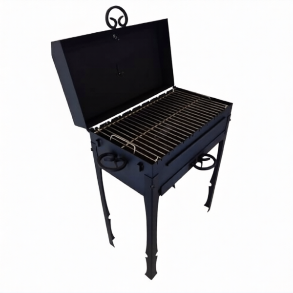 Мангал с крышкой BBQ, жаровня 3 мм