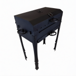 Мангал с крышкой BBQ, жаровня 3 мм