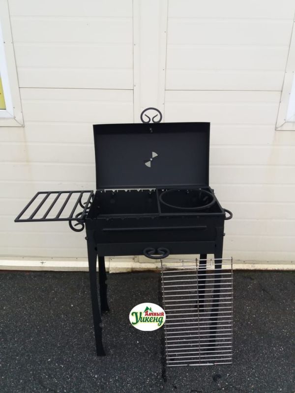 Мангал с крышкой BBQ, жаровня 3 мм