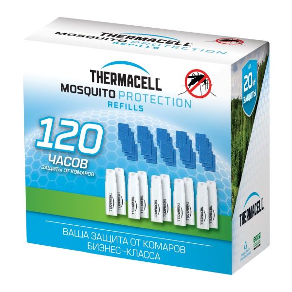 Набор запасной Thermacell (10 газовых картриджа + 30 пластин) 