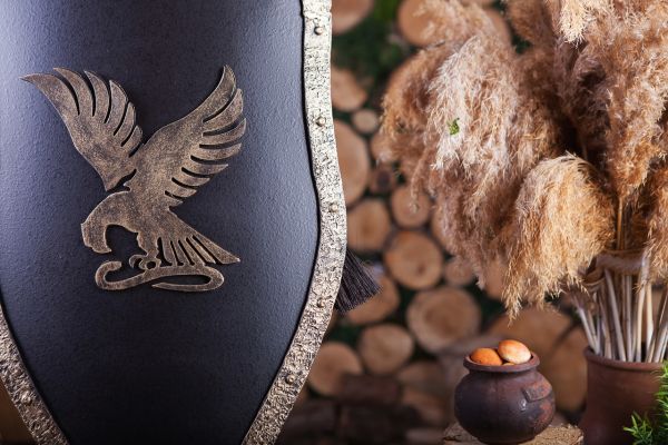 Подставка для шампуров и аксессуаров щит "Орел"