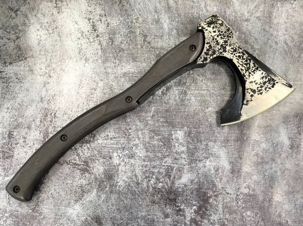 Топор кованый "ВАРЯГ" с чехлом из натуральной кожи